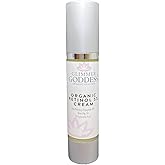 GLIMMER GODDESS Organic Retinol Wrinkle Repair Face and Neck Cream, 2 oz - Summer Formula - Anti-Aging, Hydrating, Reduces Fine Lines, Vegan, Cruelty-Free, Paraben-Free, Natural Ingredients