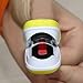 Children Fingertip Pulse Oximeter Blood Oxygen Saturation Monitor with Rechargeable Lithium Battery for Kids - Yonker K1(Yellow)