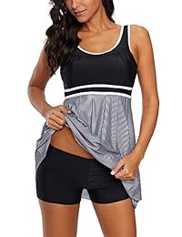 Urban Virgin camiseta de tirantes acolchonada con diseños, bikini, de dos piezas, tankini, trajes de baño para dama