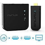 Nyrius Aries Pro Wireless HDMI Transmitter and Receiver to Stream HD 1080p 3D Video from Laptop, PC, Cable, Netflix, YouTube, PS4, Xbox 1, Drones, Pro Camera, to HDTV/Projector/Monitor (NPCS600)