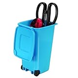 MECO(TM) Trash Can and Recycling Mini Storage Bin Pen Holder (Sky Blue)