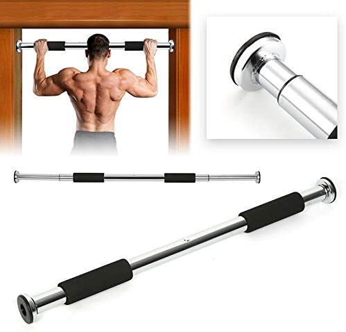YanFeng 62-100cm Gym Doorway Exercise Pull up Bar, Adjustable No Screw Chin Up Arms Exercise Workout Training Aids for Home