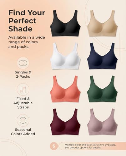 SHAPERMINT Wireless Bras for Women, Wireless Bra, Women's Bras, Bralettes for Women