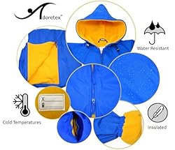 Adoretex Unisex Swim Parka Water Resistant Warm