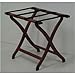 Wooden Mallet Designer Curve Leg Luggage Rack, Medium Oak