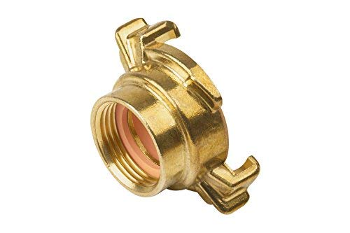 Meister Quick Coupling Threaded Piece – 24.66 mm (3/4 Inch) Female Thread – Brass – Suitable for Drinking Water – Tested Quality – Hose Coupling/Hose Connector / 9925320