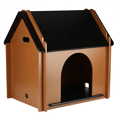 Buy Cocoarm Dog House Cat House,Foldable Wooden Pet House Shelter for