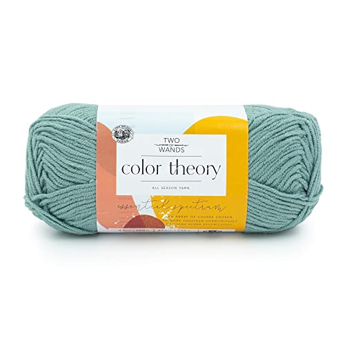 Lion Brand Yarn Color Theory, Soft, Worsted Weight Acrylic Yarn for Knitting, Crochet, and Crafts, Tourmaline, 1 Pack