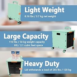 Foldable Utility Cart Folding Portable Rolling