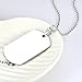 Stainless Steel Dog Tag Letters to My Son Love mom Pendant Necklace,Inspirational Gifts for Son Jewelry (Nkc043, Stainless-Steel)