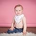 Baby Bandana Drool Bibs for Girls with 2 Burp Cloths, 6-Pack Gift Set for Drooling and Teething, 100% Organic Cotton, Soft, Absorbent, Hypoallergenic - 