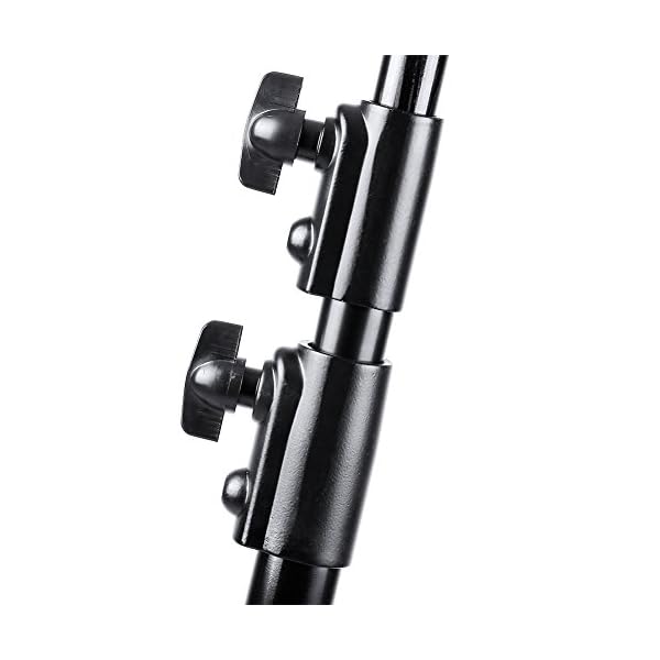 NEEWER Pro 9Fuß/260cm Spring Loaded Heavy Duty Photo Studio Light Stand mit 1/4" Schraube & 5/8 Stud für Video, Portrait und Fotografie Beleuchtung – Bild 4