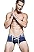 sandbank Men's Sexy Lingerie Cotton Tie Rope Cute Boxer Brief Underwear Panties (US L, Tag XXL,Navy#1)