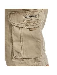 Unionbay pantalones cortos de Rubén carga lavable algodón de sarga