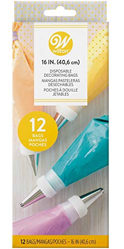 Wilton Disposable 16-Inch Decorating Bags, 12 Pack