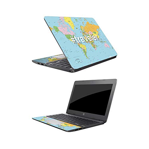 MightySkins Skin Compatible with HP Chromebook 11 (2018) 11.6" - Traveler | Pro…