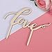 Pixnor Love Cake Topper Love Sign Wood for Wedding Birthday Party