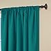 ECLIPSE Blackout Thermal Rod Pocket Window Curtain for Bedroom or Nursery (1 Panel)