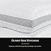 Beckham Hotel Collection Gusset Gel Pillow (2-Pack) - Diamond Embossed Luxury Gel Pillow - Hypoallergenic & Dust Mite Resistant - Queen