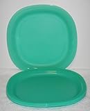 Tupperware Microwave Reheatable Luncheon Plates in Sea Green (SET OF 4)