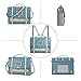 ECOSUSI Ladies Faux Leather Briefcase Shoulder Laptop Messenger Bags Satchel Bag Cambridge Backpack Fit 14