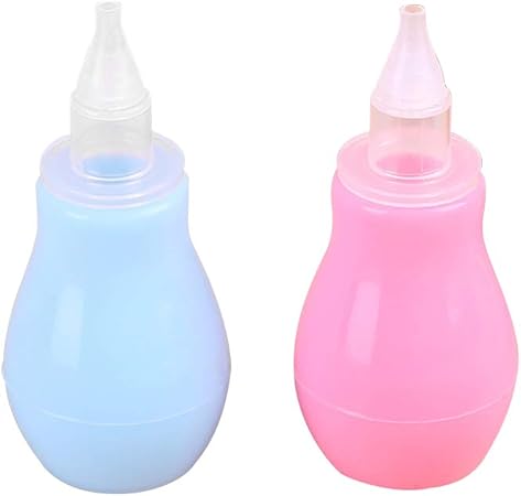 Amazon Co Jp Supvox 2ピース赤ちゃん鼻アスピレーターハンドポンプ鼻くそ吸う安全鼻クリーナーアスピラドール鼻ベビーケア製品 ブルーピンク ドラッグストア