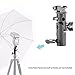 Neewer Professional Universal E Type Camera Flash Speedlite Mount Swivel Light Stand Bracket with Umbrella Holder for Canon Nikon Pentax Olympus and Other Flashes, Studio Light, LED Light(3 Pack)