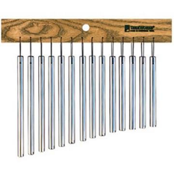 TreeWorks Chimes TRE417 Made in USA Small Single Row Bar Chime, 14-Bar Wind Chime (VIDEO)
