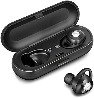 True Wireless Earbuds,Bluetooth 5.0 TWS Headphones Support 30H Playtime,Built in Mic,3D Stereo Hi-Fi Sound,CVC 6.0 Noise Cancelling,IPX5 Waterproof Sports Earphones with Charging Case