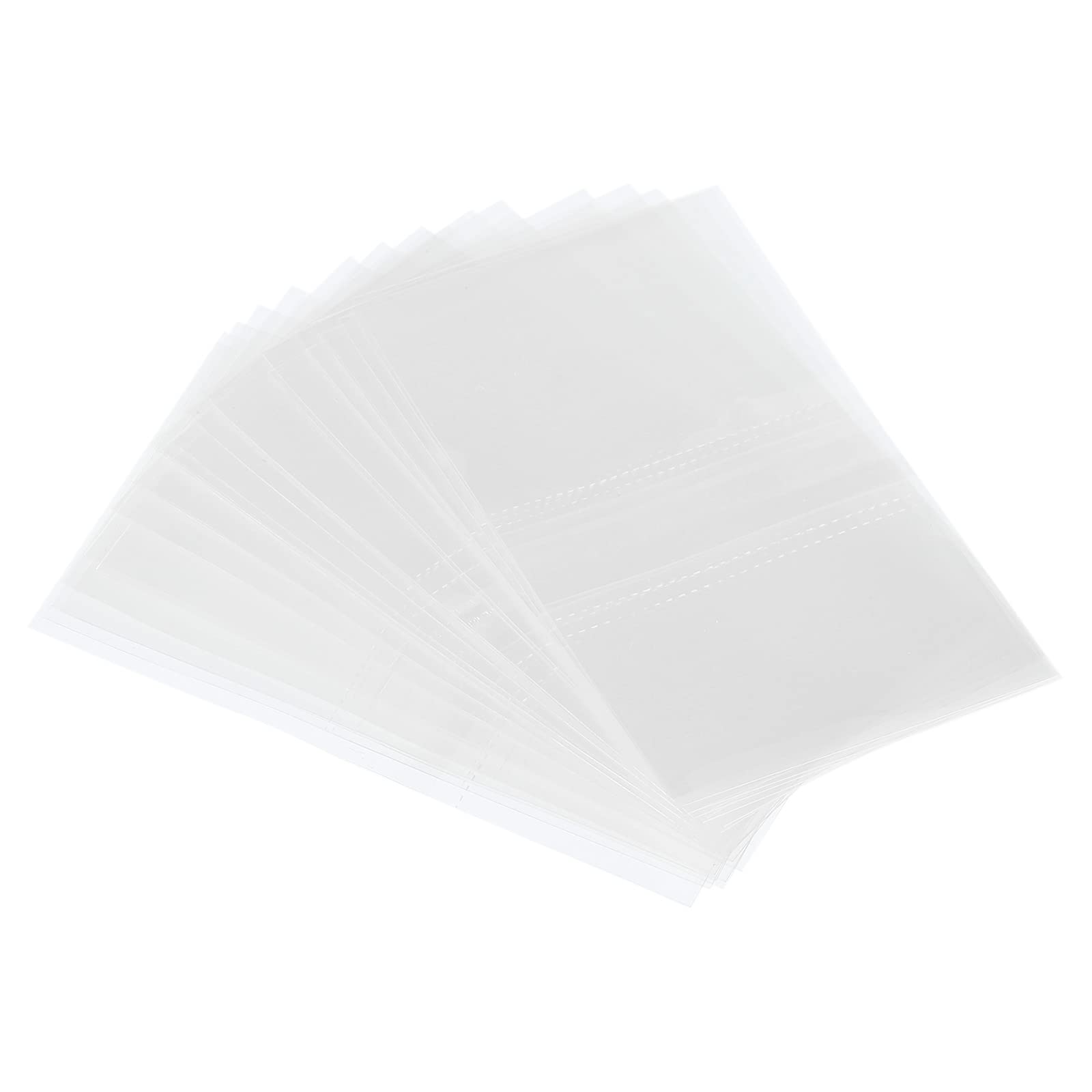 PATIKIL 50x30mm Perforated Shrink Bands, 400 Pack PVC Heat Shrink Wrap Band Fits Cap Diameter 1.1 to 1.18 Inch for Jars Cans, Clear