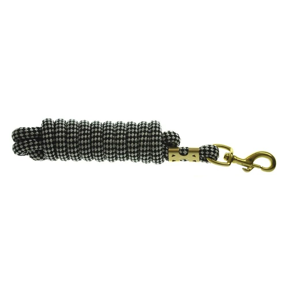 Hy Plaited Lead Rope - Black Multi - 3m