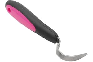 Shires Equestrian Ezi-Groom Grip Hoof Pick (Bright Pink)