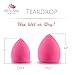 Makeup Sponge Blending Applicator Single NonLatex Foam Cosmetic Liquids, Creams, Foundation, Contouring and Shading Reusable West or Dry
