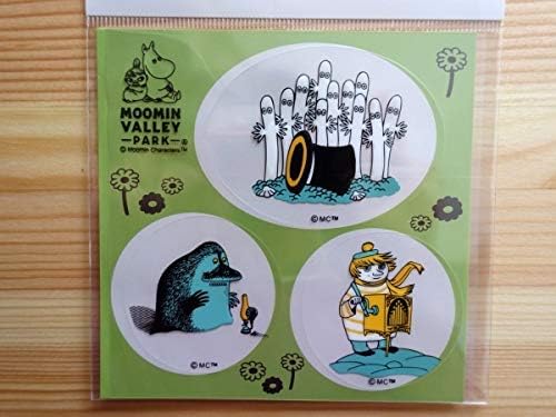Amazon ムーミン バレーパーク限定 ステンドグラスステッカー ニョロニョロ モラン トゥーティッキ埼玉飯能moomin Valley Park シールむみーん むーみん のたに アニメ 萌えグッズ 通販