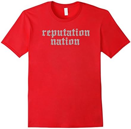 Mens reputation nation T-shirt XL Red