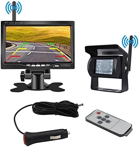 バックアップカメラキット トラックrv車トレーラーのためのリモートコントロールバックアップバックリバース カムip67防水ナイトビジョンを持つ7 Lcdリアビューモニター Pasadenahc Com