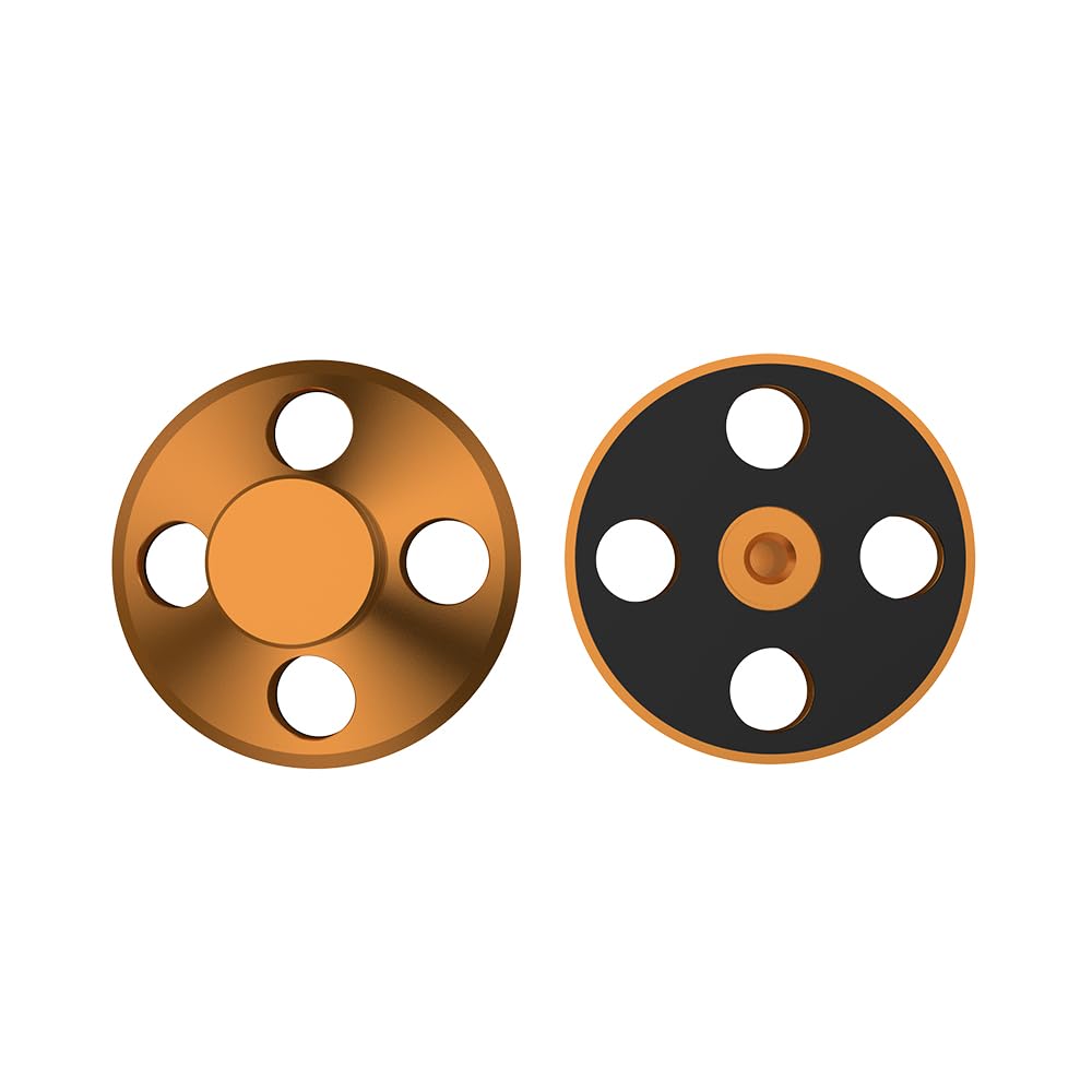 Vinyl Record Weight LP Vinyl Record Player Metal Disc Stabilizer Record Weight with Soft Bottom Padding Stabilization Speed for Turntable (LP107G)