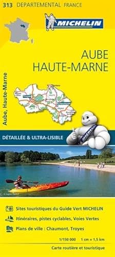Download Carte Aube, Haute-Marne Michelin PDF