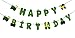 Green Felt Tractor Happy Birthday Banner Pennant - Tractor Banner - Farm Banner - john deere for Kids Birthday Party Baby Shower