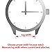 Fullmosa 22mm Leather Watch Bands Compatible with Samsung Galaxy Watch 46mm,Galaxy Watch 3 45mm,Gear S3 Frontier/Classic,Grey