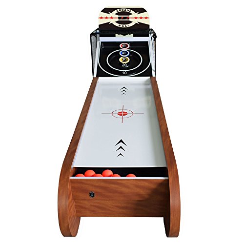 Hathaway Boardwalk 8-ft Arcade Ball Table for Family Game Rooms with LED Track Lighting, Scratch-Resistant Playfield Hathaway Boardwalk 8-ft Arcade Ball Table for Family Game Rooms with LED Track Lighting, Scratch-Resistant Playfield