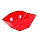 BIUBIU Suction Cup Sink Shelf Soap Sponge, Red