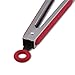 Stainless Steel Kitchen Tongs, Set of 3-7,9,12 Inch,Non-Stick Food Tongs with Silicone Tips for Barbeque, Cooking, Grilling Turner(multi color - Green, Red, Orange)