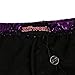jntworld Women Sexy Mermaid Fish Scale Hologram Soft Shine Leggings, XXL, Purple