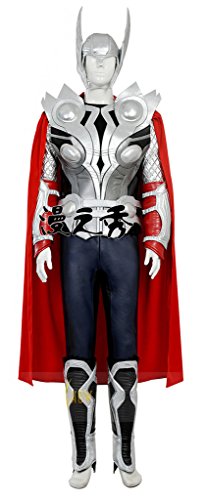 Mtxc Men's Avengers: Age of Ultron Cosplay Costume Thor Full Set