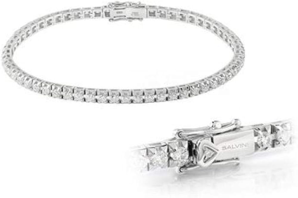 Bracciale NKlaus In Argento 925, Catena Figaro Taglio Diamante, Lunghezza 24 Cm, Larghezza 7,1 Mm