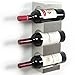 brightmaison Alex Wine Rack Wall Mounted, Wine Bottle Holder for 3 Bottles, Kitchen Organization and Wine Storage Stainless Steel