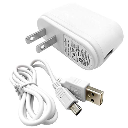 USB Charger and Plug Adapter with USB Cable for Electric Massager, Media MP3 MP4 Player (5V 550mA)