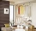 PRINCE HANGER, Double 2 Tier Hanger & Shelves, Clothing Rack, Closet Organizer, clothes rack, Closet system, Bedroom garment rack, Heavy Duty, Tension Rod for Closet, PHUS-0053