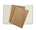 Plain Pocket Traveler's Notebook Journal Paper Refills 3 Pack Cream Unlined Inserts for Small Passport Refillable Leather Travel Journals - 5 x 3.65. Soft Cover Thick Spare Grid Paper TN Travel Diary